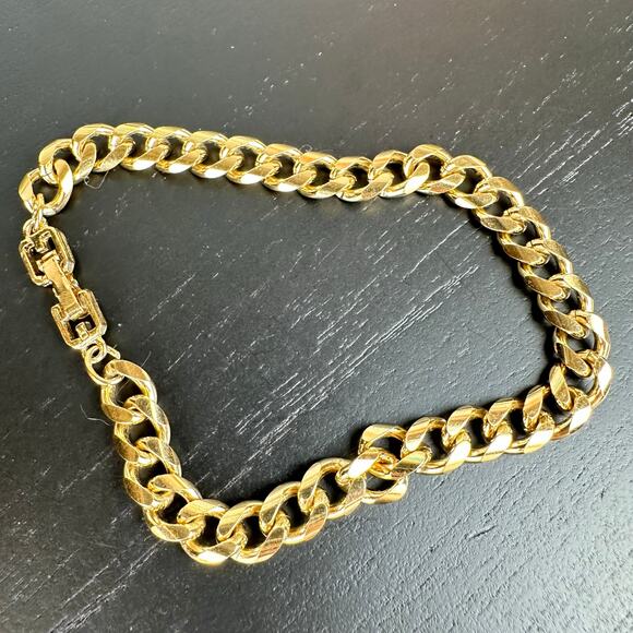 Givenchy Gold Plated Chunky Chain Bracelet - Picture 3 of 6